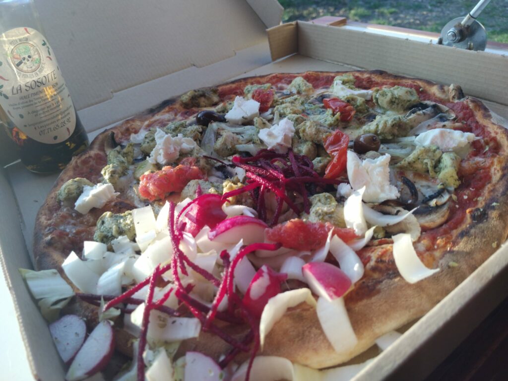 Une des pizzas